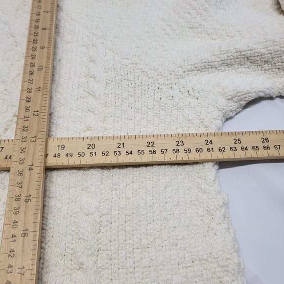 Vintage 525 America Mens Sweater Crochet Large Pullover Long Sleeve Heavyweight - Picture 11 of 13